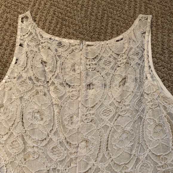 NWOT BB Dakota Knit/Lace Sundress - Ivory • Size 2 - Picture 5 of 7